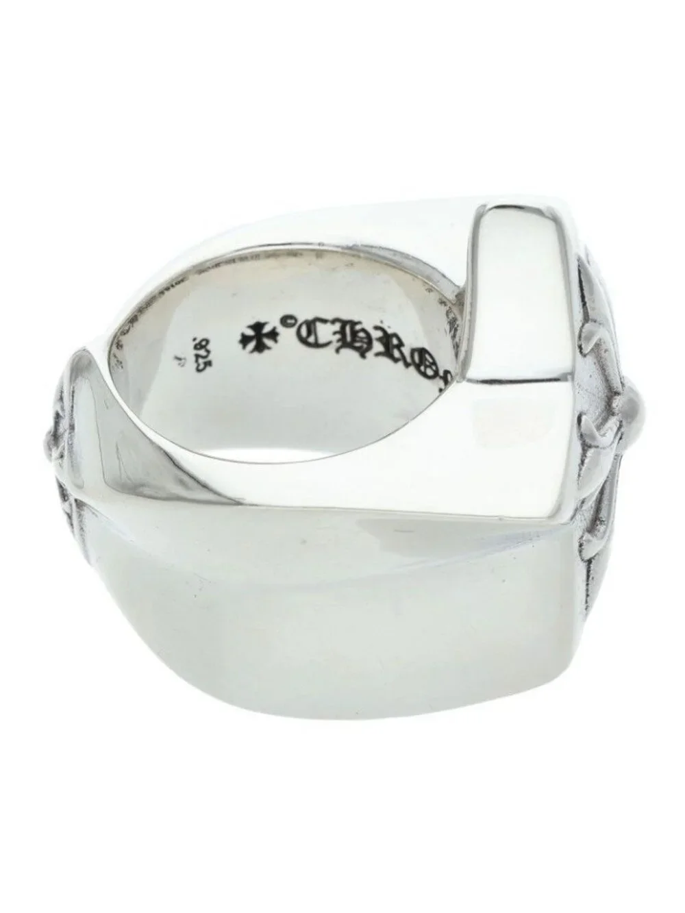 Chrome Hearts Str Large Star Silver Ring